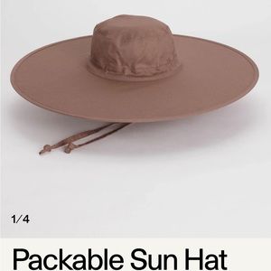 Baggu Packable Sun Hat in Cocoa